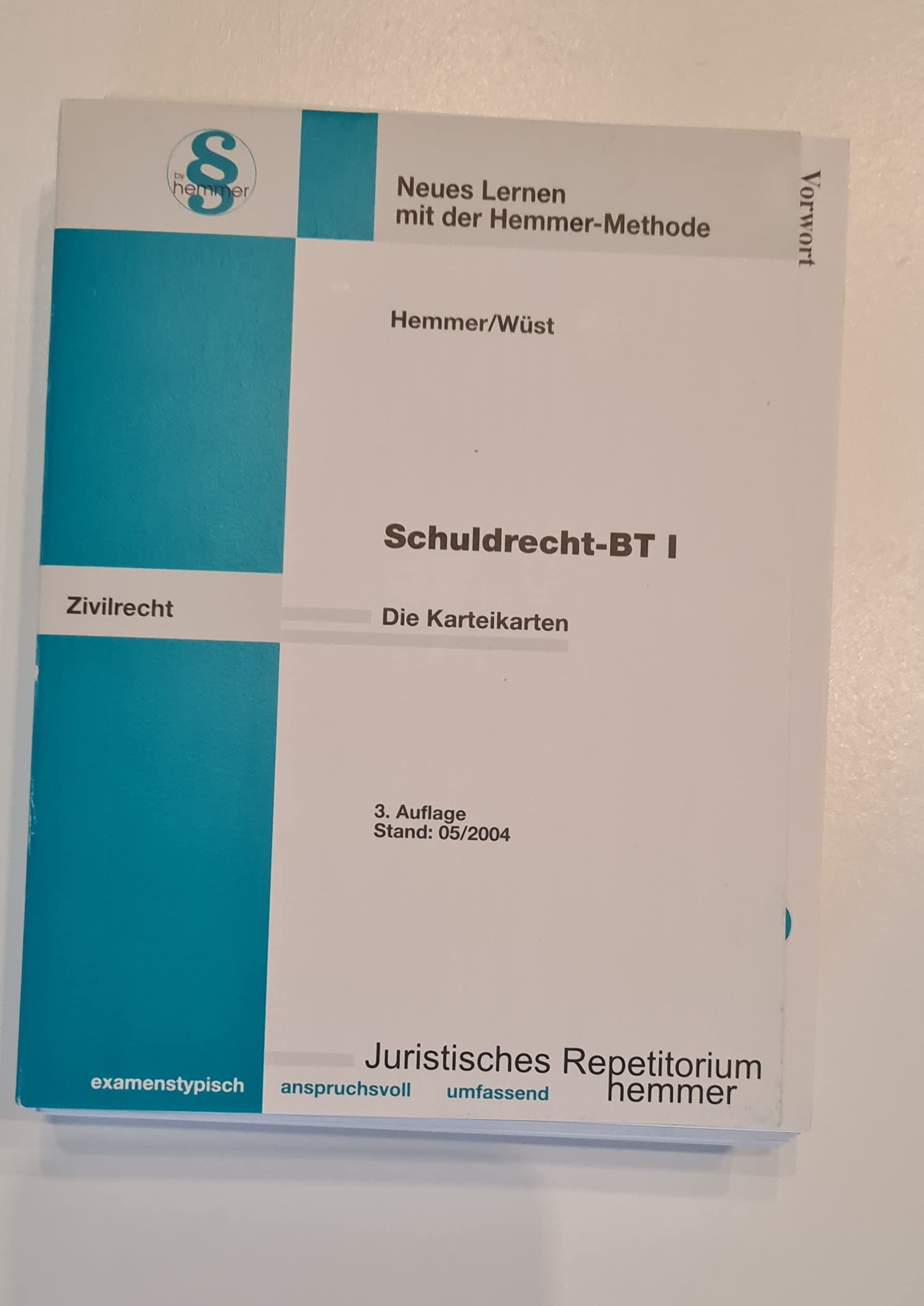 Schuldrecht BT I (Karteikarten - Zivilrecht) Law