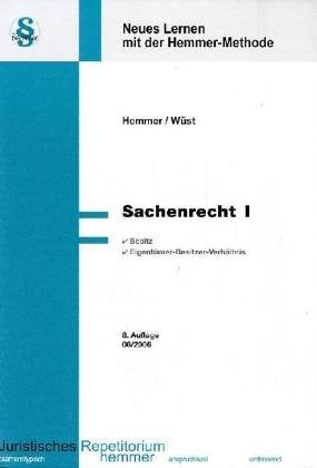 Sachenrecht I (Skripten - Zivilrecht) Law
