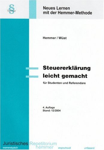 Steuererklärung leicht gemacht (Skripten - Zivilrecht) Law