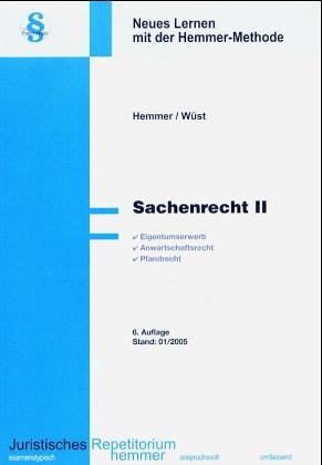 Sachenrecht II (Skripten - Zivilrecht) Law