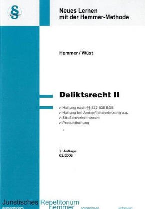 Deliktsrecht II (Skripten - Zivilrecht) Law