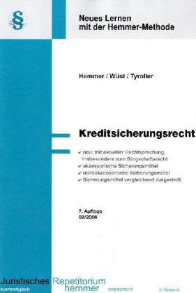 Kreditsicherungsrecht (Skripten - Zivilrecht) Law