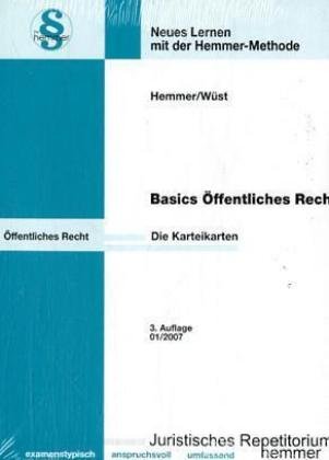 Basics Öffentliches Recht. 108 Karteikarten (Karteikarten - Öffentliches Recht) Law