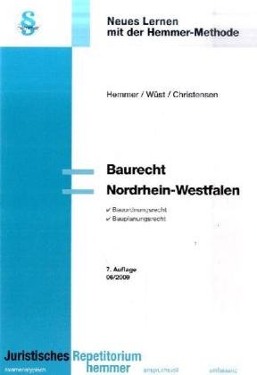 Baurecht: Land: NRW (Skripten - Öffentliches Recht) Law