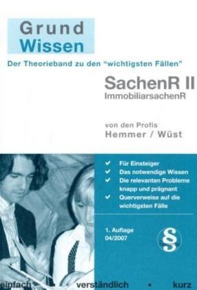 Grundwissen - Sachenrecht II (Skripten - Zivilrecht) Law