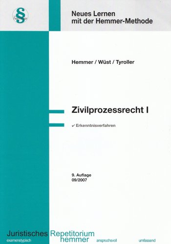 ZPO I (Skripten - Zivilrecht) Law