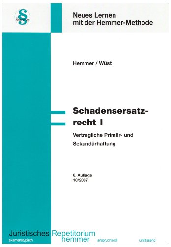 Schadenersatzrecht I (Skripten - Zivilrecht) Law