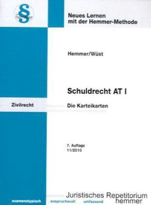 Schuldrecht AT II: Karteikarten (Karteikarten - Zivilrecht) Law