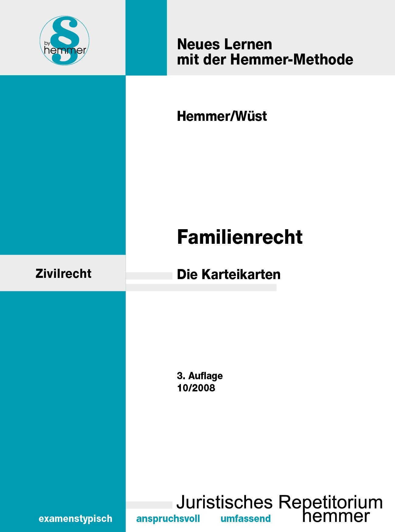 Familienrecht. Karteikarten (Karteikarten - Zivilrecht) Law