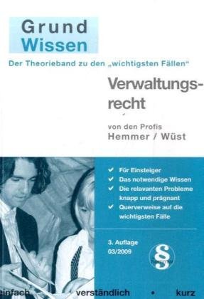 Grundwissen Verwaltungsrecht (Skripten - Öffentliches Recht) Law