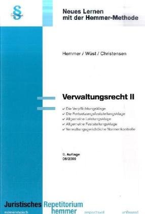 Verwaltungsrecht II (Skripten - Öffentliches Recht) Law