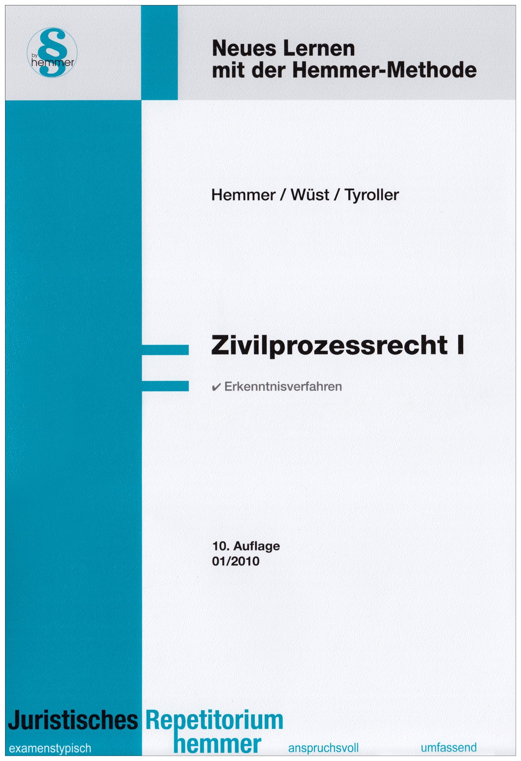 ZPO I (Skripten - Zivilrecht) Law