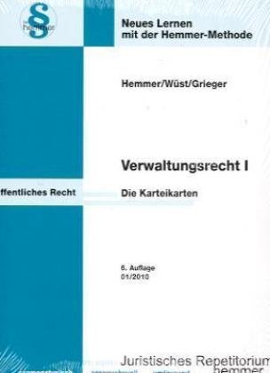 Karteikarten Verwaltungsrecht I (Karteikarten - Öffentliches Recht) Law