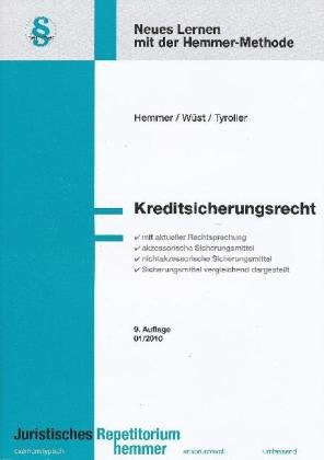Kreditsicherungsrecht (Skripten - Zivilrecht) Law