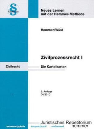 Karteikarten ZPO I (Karteikarten - Zivilrecht) Law