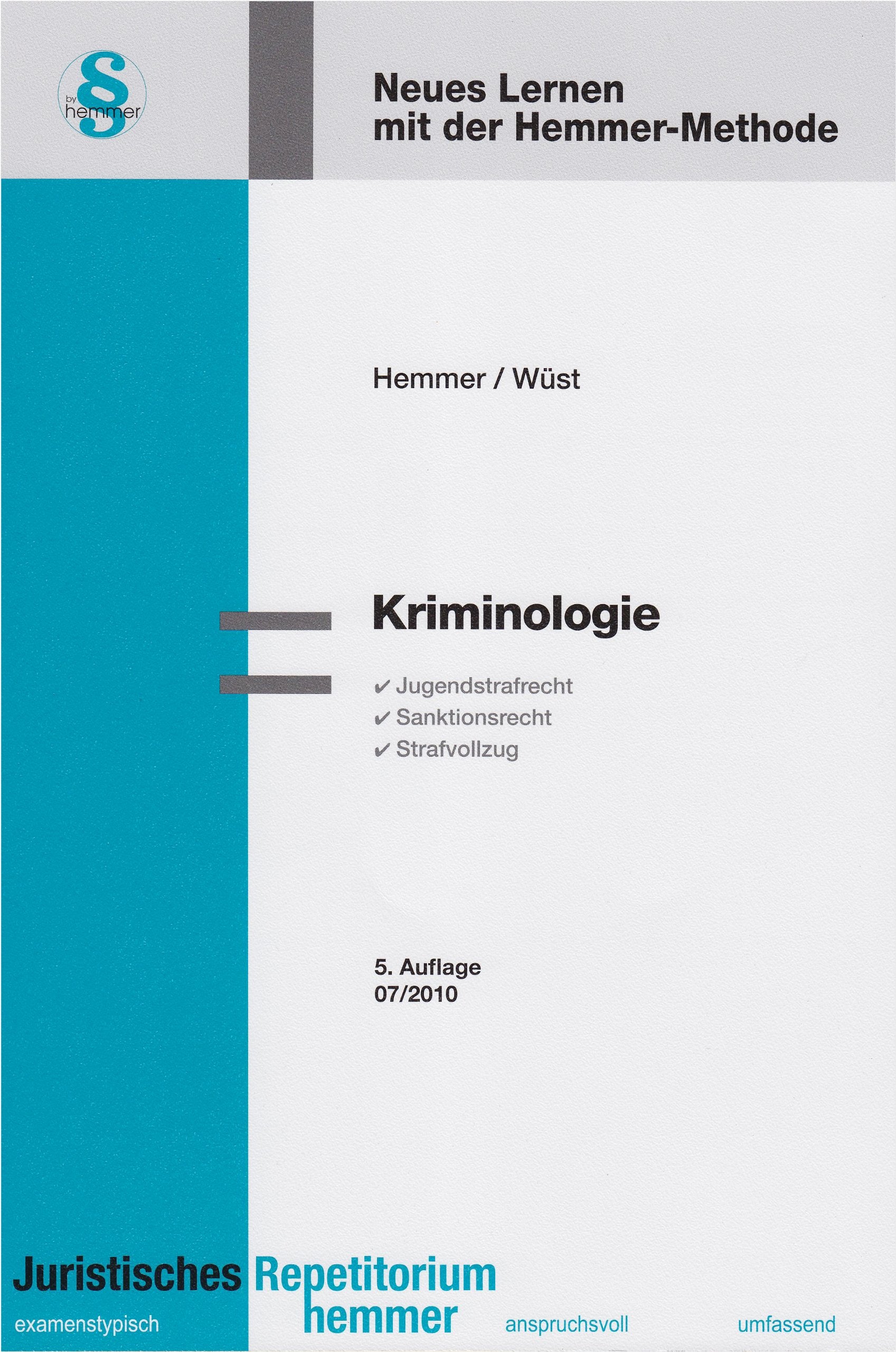 Kriminologie (Skripten Wahlfach) Law