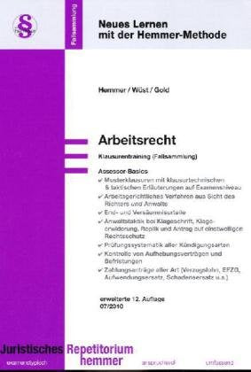 Assessor Arbeitsrecht (Skripten - Zivilrecht) Law