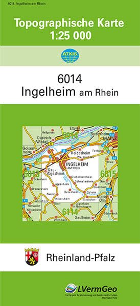 TK25 6014 Ingelheim am Rhein: Topographische Karte 1:25000 (Topographische Karten 1:25000 (TK 25) Rheinland-Pfalz (amtlich): Mehrfarbige Ausgabe) Leisure, Home & Garden
