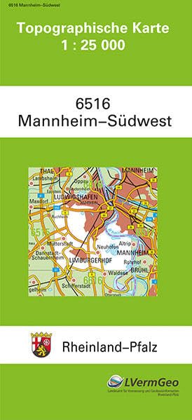 Mannheim Südwest 1 : 25 000 Leisure, Home & Garden