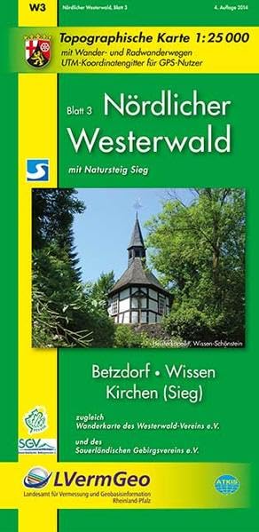 Nördlicher Westerwald 3. Wanderkarte 1 : 25 000 Leisure, Home & Garden