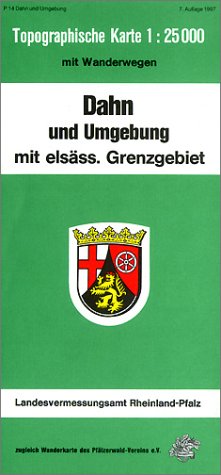 Dahn und Umgebung mit elsässischem Grenzgebiet (W): Mit elsässischem Grenzgebiet. Mit Wanderwegen Maps & Plans