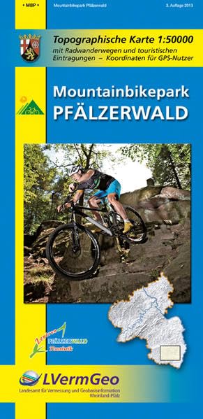 Radwanderkarte Mountainbikepark Pfälzerwald 1 : 50 000 book