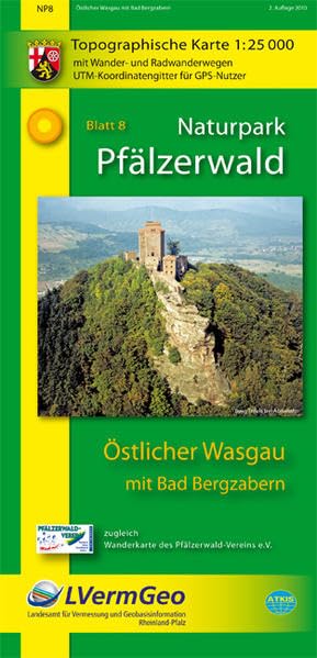 Naturpark Pfälzerwald Blatt 8 Östlicher Wasgau mit Bad Bergzabern 1 : 25 000 Leisure, Home & Garden