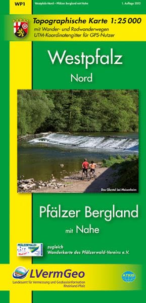 Westpfalz Nord 1 : 25.000 Leisure, Home & Garden