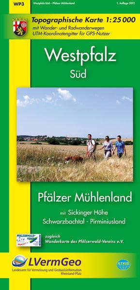 Westpfalz Süd 1 : 25.000 book