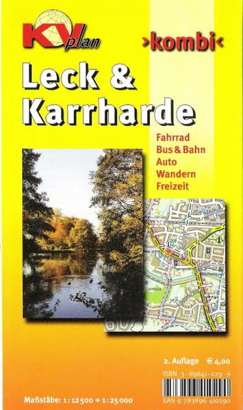 Leck / Karrharde: 1:12.500 Verschiedene Einheitenplan mit Freizeitkarte 1:25.000 inkl. Radrouten, öffentlichem Nahverkehr, Wanderwegen: Fahrrad, Bus & ... Freizeit (KV-Schleswig-Holstein-Karten) Leisure, Home & Garden