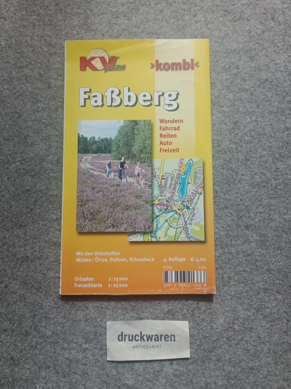 Faßberg mit Müden/Örtze: 1:15.000 Gemeindeplan mit Freizeitkarte 1:25.000 mit Radrouten, Reit- und Wanderwegen (KVplan Heide-Region) Leisure, Home & Garden