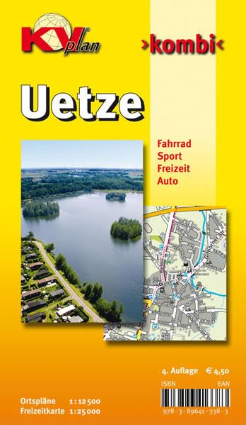 Uetze: 1:12.500 Gemeindeplan mit Freizeitkarte 1:25.000 inkl. Radrouten und weiteren Freizeitmöglichkeiten: Fahrrad. Sport. Freizeit. Auto (KVplan Heide-Region) Leisure, Home & Garden