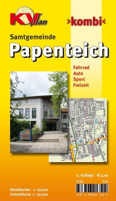 Papenteich: 1:15.000 Samtgemeindeplan mit Freizeitkarte 1:25.000 inkl. Radrouten (KVplan Heide-Region) Leisure, Home & Garden