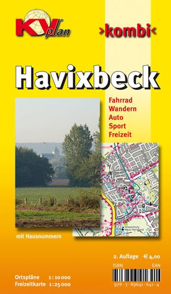 Havixbeck: 1:10.000 Ortspläne mit Freizeitkarte 1:25.000 inkl. Radrouten und Wanderwegen der Baumbergeregion: Fahrrad. Wandern. Auto. Sport. Freizeit (KVplan Münsterland-Region) Leisure, Home & Garden