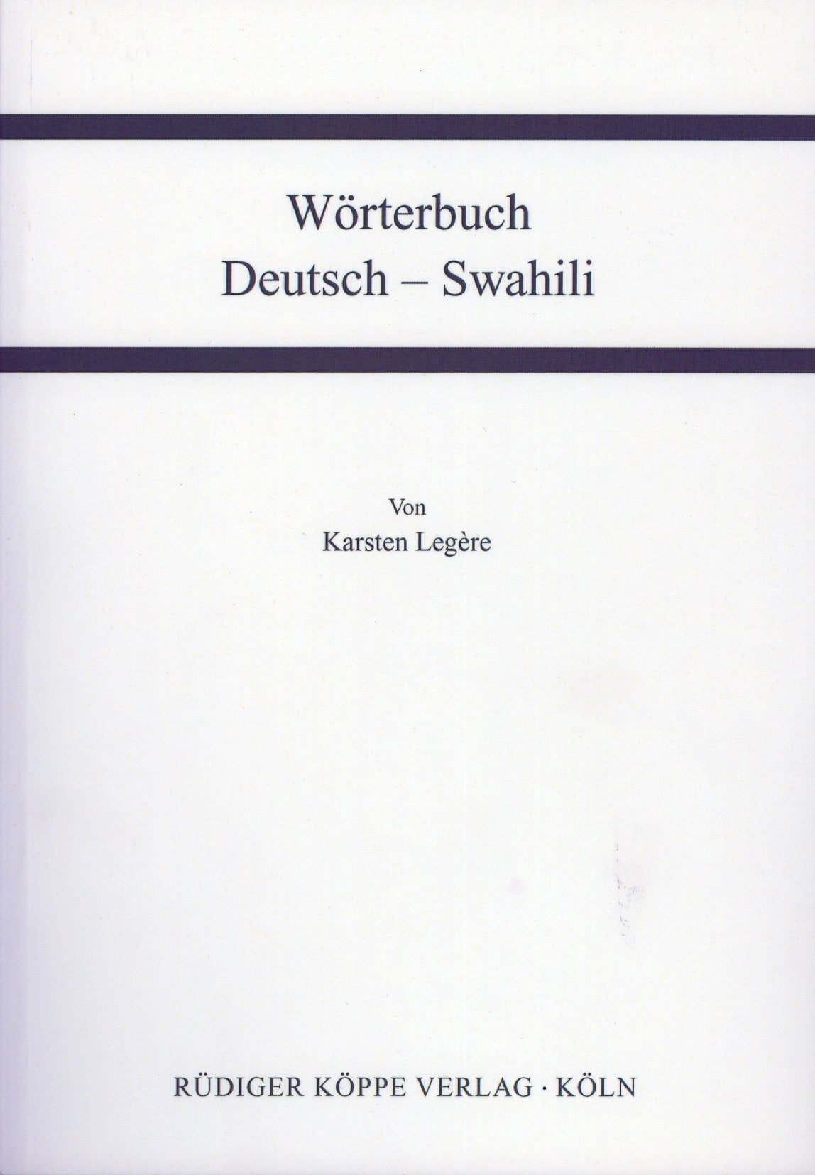 Wörterbuch Deutsch-Swahili Foreign Languages ​​& Dictionaries