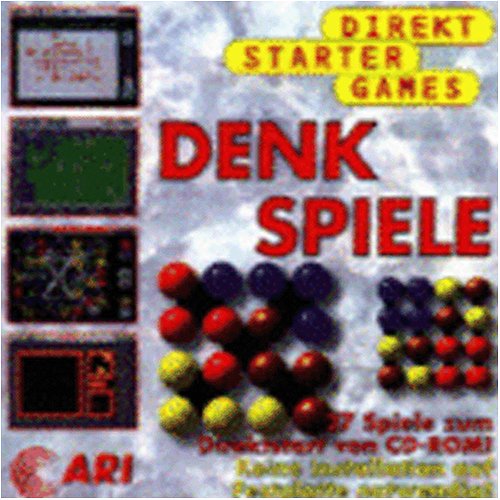 ARI Maxirom Denkspiele. CD- ROM für Windows. 25 ausgewählte Spiele für den Denksport am PC Books