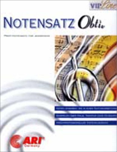 Notensatz optiv. CD- ROM für Windows 95/98. Profi- Notensatz für Jedermann Books