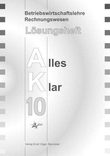 Product Image: 10. Jahrgangsstufe, Lösungsheft