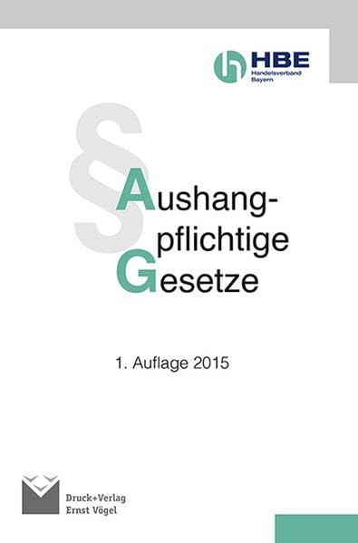 Aushangpflichtige Gesetze Law