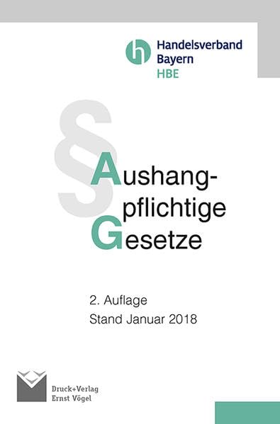 Aushangpflichtige Gesetze Law