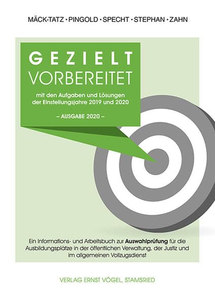 Gezielt vorbereitet mit den Aufgaben und Lösungen der Einstellungsjahre 2019 und 2020 - 2. Qualifikationsebene !! Wegen Corona auch für 2021 gültig ... der Justiz und im allgemeinen Vollzugsdienst Study Guides