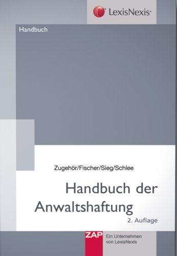 Product Image: Handbuch der Anwaltshaftung