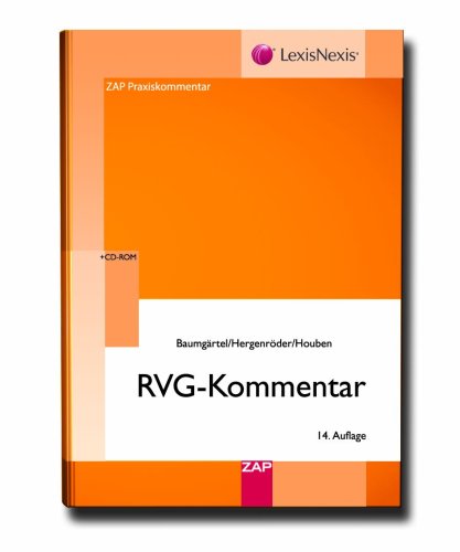 RVG: Kommentar zum Rechtsanwaltsvergütungsgesetz Law