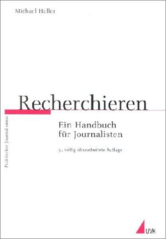 Recherchieren - Ein Handbuch für Journalisten Books