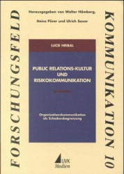 Public Relations-Kultur und Risikokommunikation book