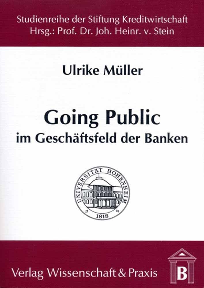 Going Public im Geschäftsfeld der Banken. Law