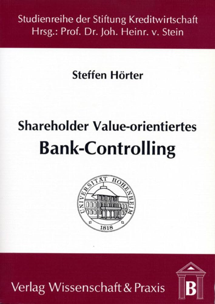 Product Image: Shareholder Value-orientiertes Bank-Controlling.