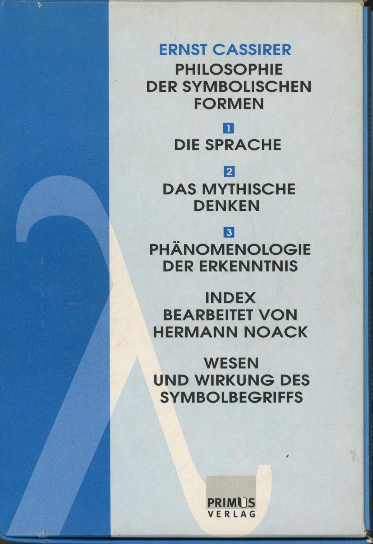 Philosophie der symbolischen Formen Philosophy