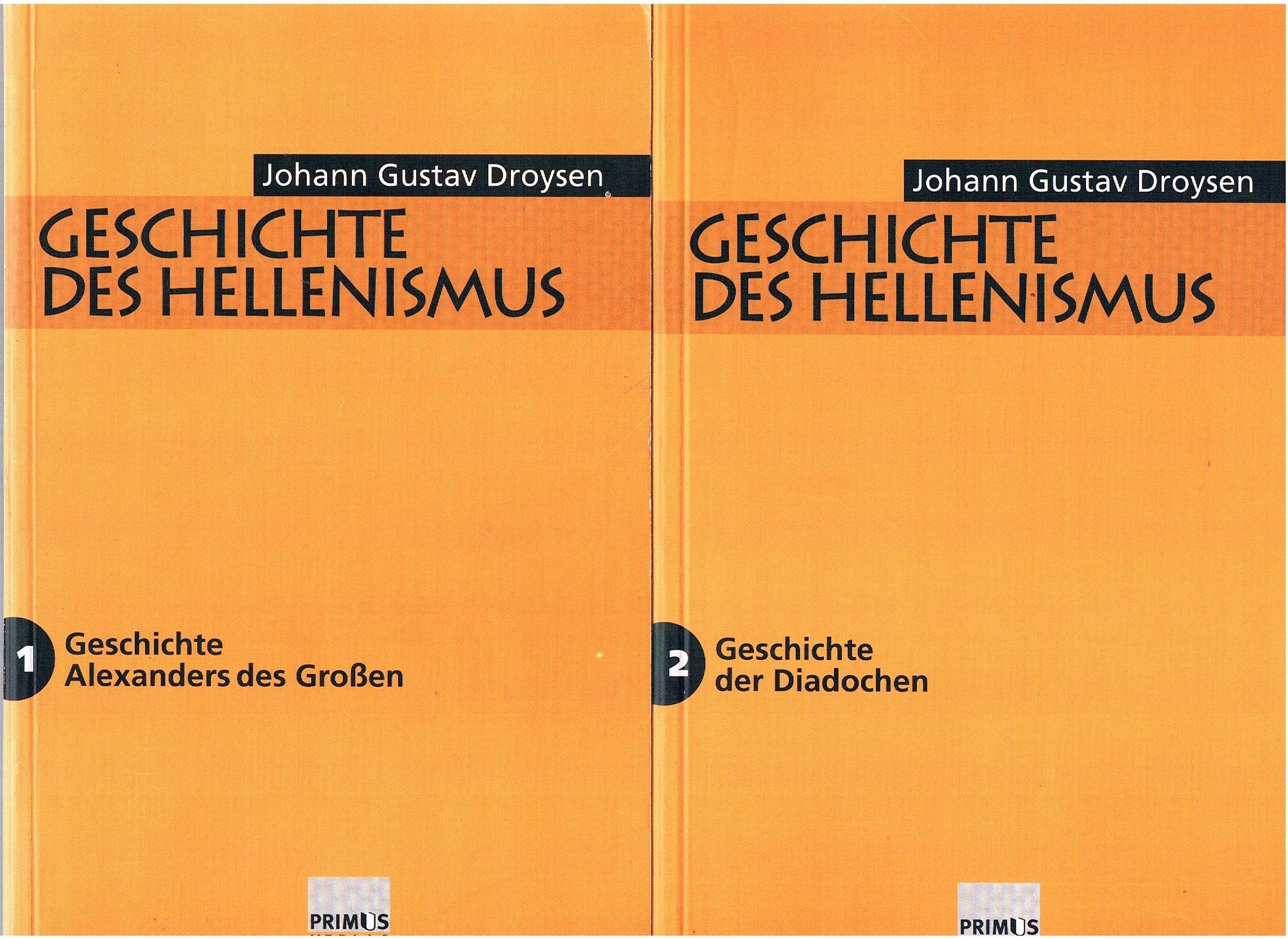 Geschichte des Hellenismus, 3 Bde. in Kassette Books