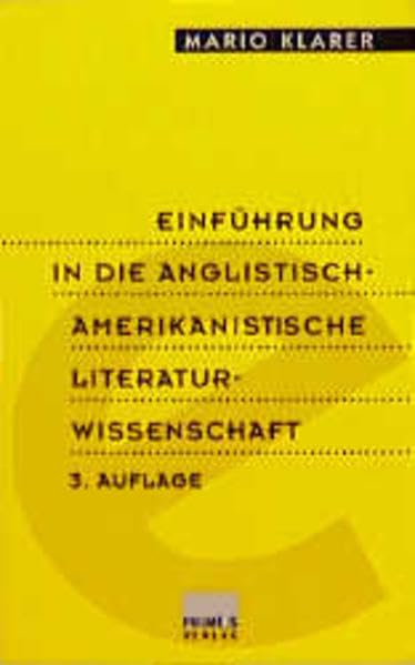 Einführung in die anglistisch-amerikanistische Literaturwissenschaft Foreign Languages ​​& Dictionaries